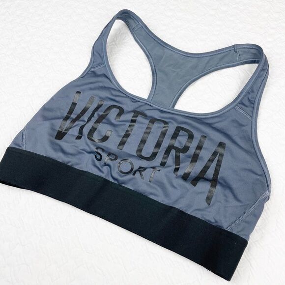 BUY 1 GET 1 FREE Victoria’s Secret Sports Bra Gray Small - Picture 2 of 6